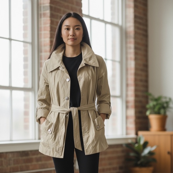 Liz Claiborne Jackets & Blazers - Liz Claiborne Trench